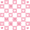 Pink Checkered Heart, variant on FORMRS Zipper Binder with Shoulder Strap 1.5-inch Ring 500 Sheet Capacity File Bag, Cute Doughnuts Pattern