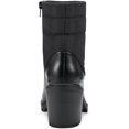 thumbnail image 2 of Alfani Womens Black Puffer Lug Sole Padded Belcalise Almond Toe Block Heel Zip-Up Boots Shoes 9 M, 2 of 2