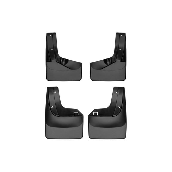 WeatherTech Custom No Drill Splash Guard MudFlaps compatible with 2007-2017 Ford Expedition, Front & Rear Set - Black