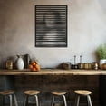 thumbnail image 3 of LaModaHome Exclusive Mona Lisa Portrait Metal Wall Decor With Lines – Durable & Artistic Metal Wall Art for Home and Office Decor, Perfect for Any Interior Design Aesthetic, 3 of 5
