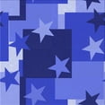 thumbnail image 1 of Ahgly Company Machine Washable Indoor Square Transitional Sky Blue Area Rugs, 4' Square, 1 of 7
