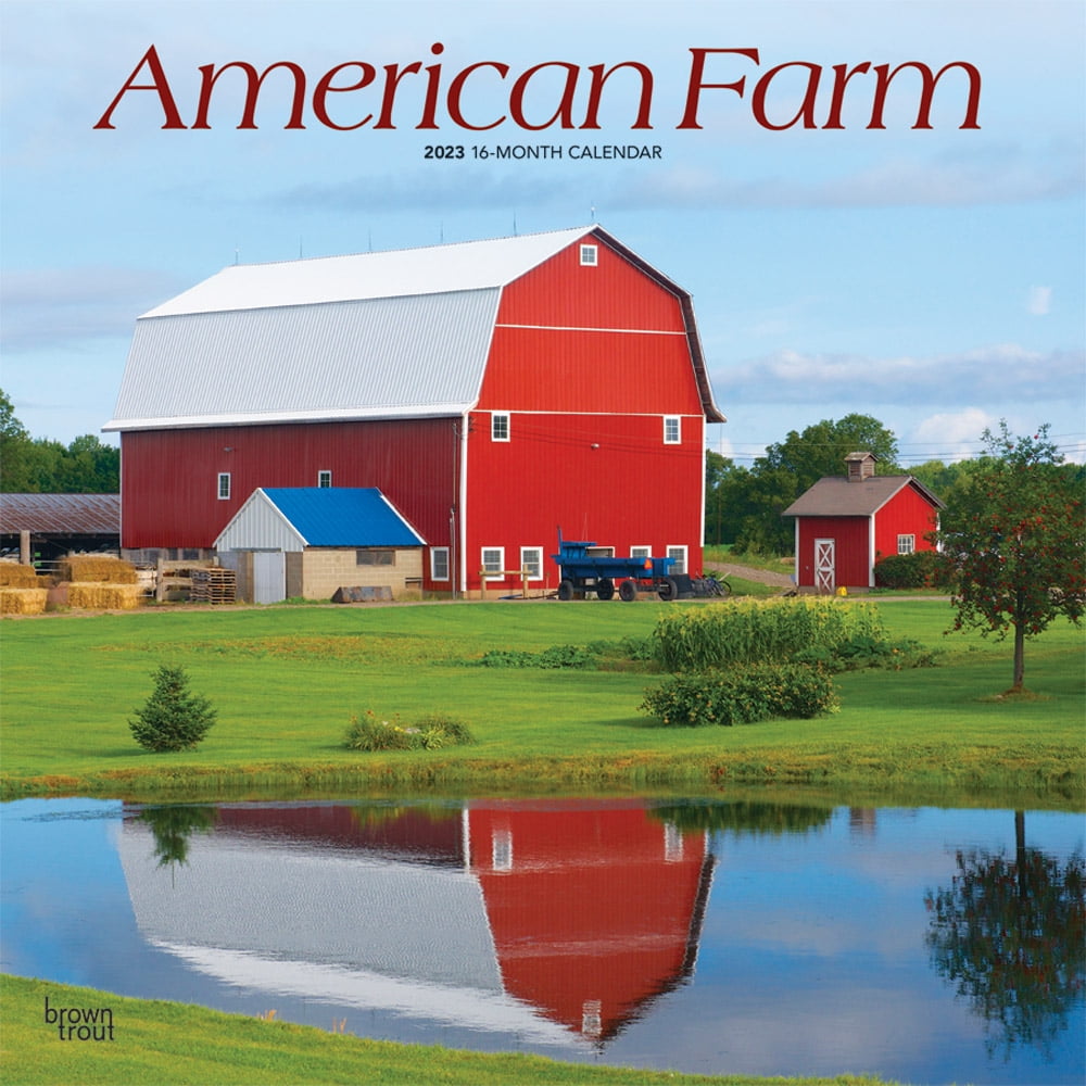 American Farm 2023 Wall Calendar 12x12 by Browntrout