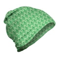 thumbnail image 1 of Oriental Unisex Beanie, Damask Inspired Strokes, Hiking Outdoors, Jade Green Pastel Green, by Ambesonne, 1 of 1