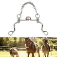 thumbnail image 1 of Filete De Boca De Caballo De 120 Mm Con Cadena, Broca De Caballo De Acero Inoxidable Para Equipo De Entrenamiento Ecuestre, 1 of 7