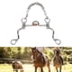 thumbnail image 1 of Filete De Boca De Caballo De 120 Mm Con Cadena, Broca De Caballo De Acero Inoxidable Para Equipo De Entrenamiento Ecuestre, 1 of 7