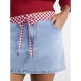 thumbnail image 4 of No Boundaries Game Day Denim Skirt, Women's XXS-XXL, 4 of 5
