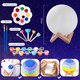 thumbnail image 4 of Luz Nocturna Lunar 3d Diy Kit Para Pintar Tu Propia Lámpara Xtellar multicolor, 4 of 4