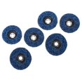 thumbnail image 1 of Rueda de Disco Decapante de Pintura 6 Piezas Discos de Tira Decapante de óxido para Amoladora Angular de 4 x 5/8 Pulgadas para Madera, Metal, Fibra de Vidrio, 1 of 5