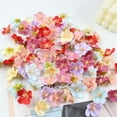 thumbnail image 3 of suxuMhao Artificial Flowers, 120 Pcs Artificial Cherry Blossoms Fake Flowers Silk Flowers, Artificial Flowers Bulk Flowers Artificial for Decoration, 0.98IN Diameter, Multiple Colors, 3 of 4