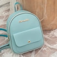 thumbnail image 4 of Sonducket Mini 2020 para mujer, bolso de hombro de cuero PU de estilo coreano para chicas adolescentes, pequeña multifunción, bolsa de Bolsas de mensajero y de hombro azul Sonducket BB7353-03, 4 of 6