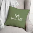 thumbnail image 3 of Creative Products Fall Sweet Fall in Green 18 x 18 Spun Poly Pillow, 3 of 3