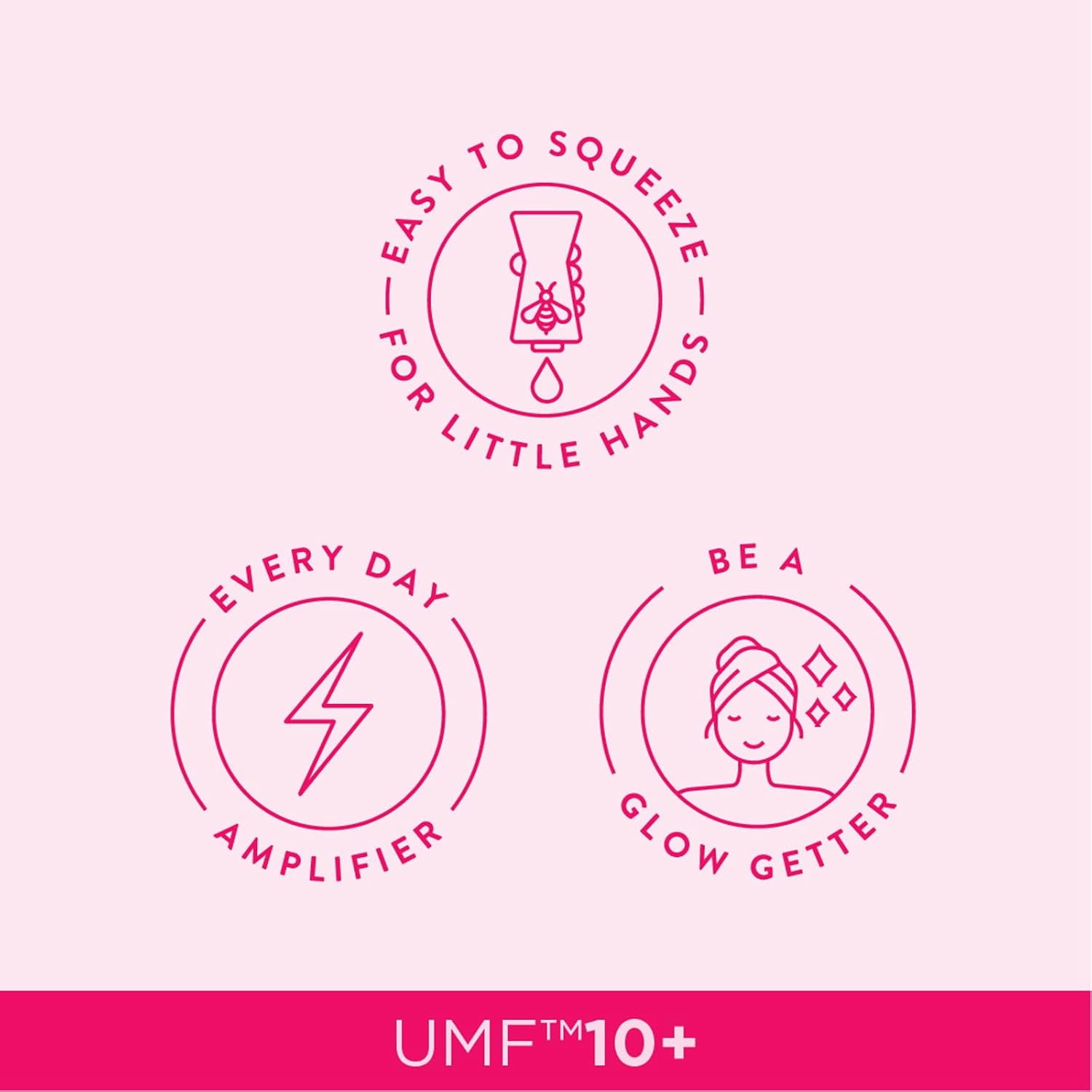 100% Pure New Zealand Honey | UMF 10+ MGO 261+ | Raw Squeezy Manuka Honey | Gluten Free | 12 oz