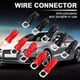 thumbnail image 2 of Conector de cable de Terminal de junta de cobre para vehículo, tamaño pequeño, rojo y negro, #8, 10 Uds., 2 of 12