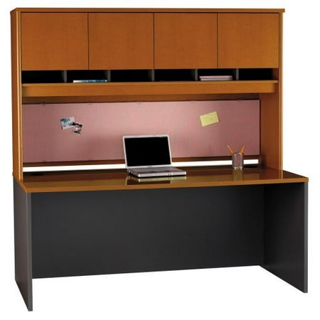 Bush Series C 72 Inch Credenza with 4 Door Hutch