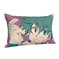 thumbnail image 2 of My Hero Academia Izuku Midoriya Pillowcase Cushion Pillow Covers With Hidden Zipper Pillow Case Decor For Bed Dorm Sofa Couch Car 20"x30", 2 of 8
