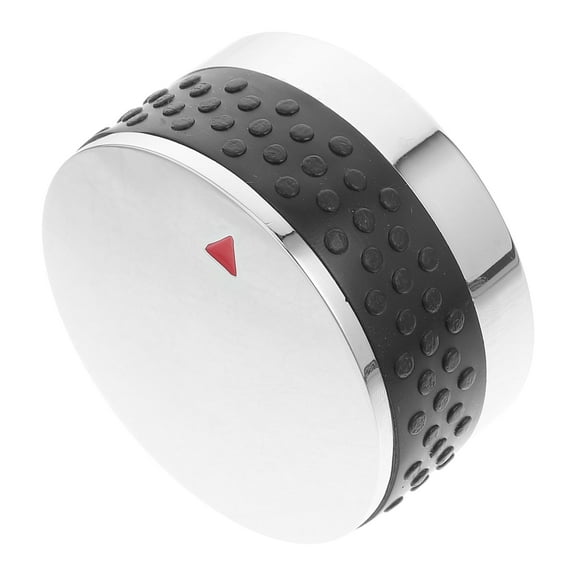 WORGEOUS Chrome Plated Plastic Grill Knob Replacement for BBQ Gas Grills Round Gas Burner Control and Oven Stove Switch Knob 58mm