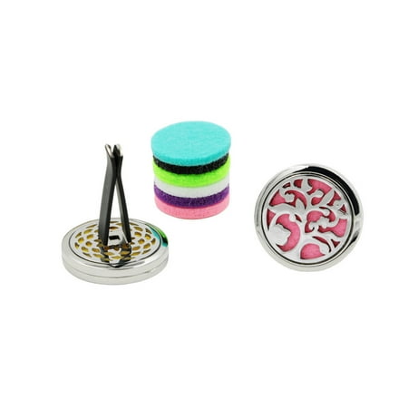 Co Willow Pattern Willow Pattern Car Styling Outlet Perfume Clips Vent Air Freshener Purifier Perfume Essential Oil Diffuser ()