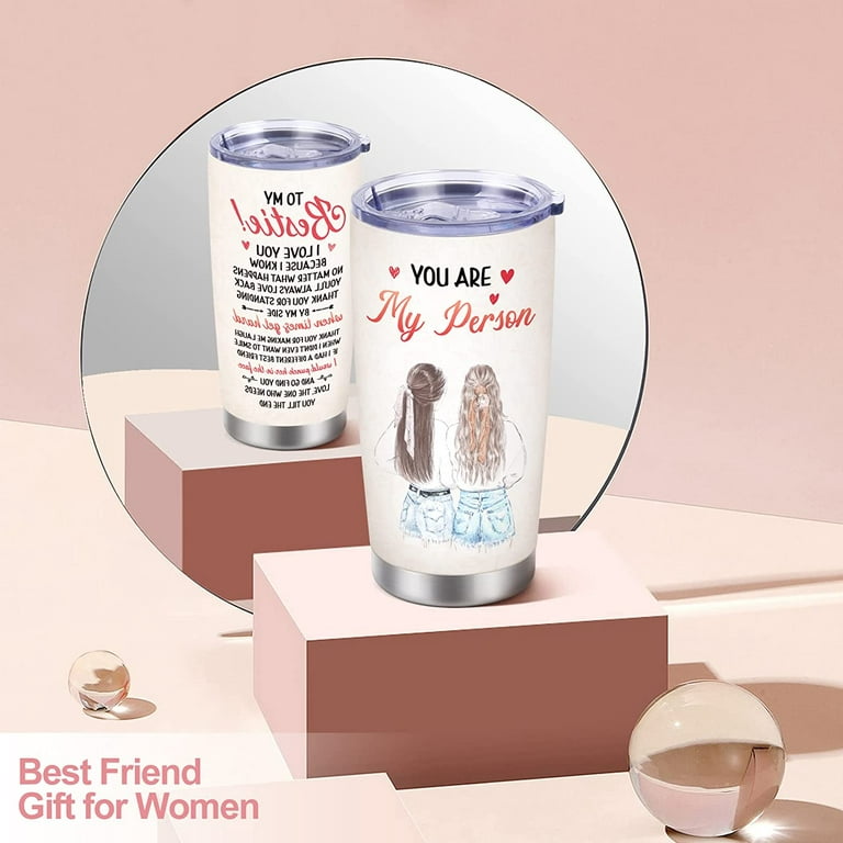 Best Friend Birthday Gifts for Women-Gifts for Best Friends,Friendship  Gifts for Women-Best Friend Christmas Birthday Thanksgiving Gifts for  Bestie, Soul Sister, BFF, Coworker-BFTETYU 20oz Tumbler 