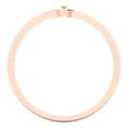 thumbnail image 4 of Statement Engagement Ring for Women - 0.09ct Simulated Green Diamond in 14K Rose Gold Promise Ring, 4 of 6
