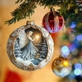thumbnail image 5 of Horivan 2 Packs Christmas Angel Ornament Inspirational Acrylic Hanging Decoration for Tree Home Holiday Decorations Festive Spiritual Gift for Family, 5 of 7