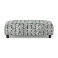 thumbnail image 2 of Furniture of America Tammie Fabric Rectangular Ottoman in Bluish Gray, 2 of 8