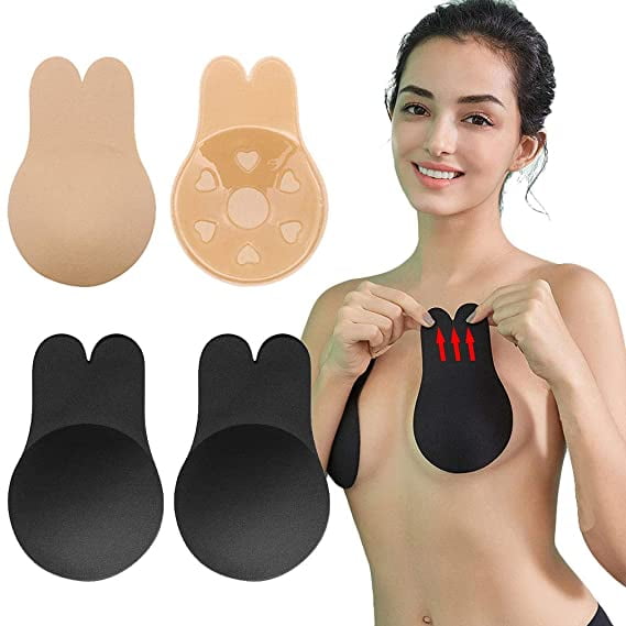 TEDSPRAY Pasties Silicone-Women's Reusable Nipple Cover - Silicone Nipple Cover  Bra Pad - Adhesive Reusable Nipple Pads - Thin Silicone Nipple Cover  Pasties(Free-Size) (1 Pair-Two Pieces) : : Fashion