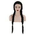 thumbnail image 3 of SUCS Synthetic Double Wig Long Straight Black Women Wigs Heat Resistant, 3 of 3