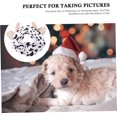 thumbnail image 2 of Cow Shaped Plush Cotton Dog Collar for Pets Neck Cone for Fast Healing, 2 of 5