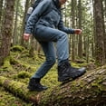 thumbnail image 2 of Gexuosn Women's Hiking Boots Outdoor Trekking Backpacking Mountaineering Non-Slip Lightweight Boots,Black, 2 of 8