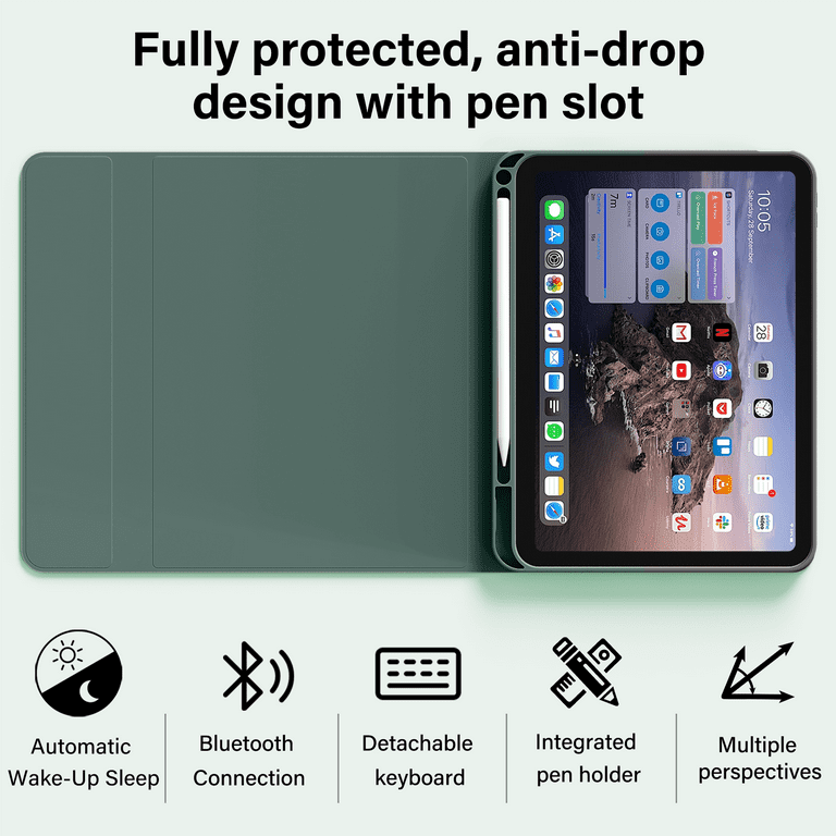 Kenke iPad Case for 11th and 10th Generation 11.9 Inch with