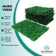 thumbnail image 2 of Follaje Artificial Sky Green Tupido para Muro Verde Jardin vertical 50 Pzas, 2 of 10