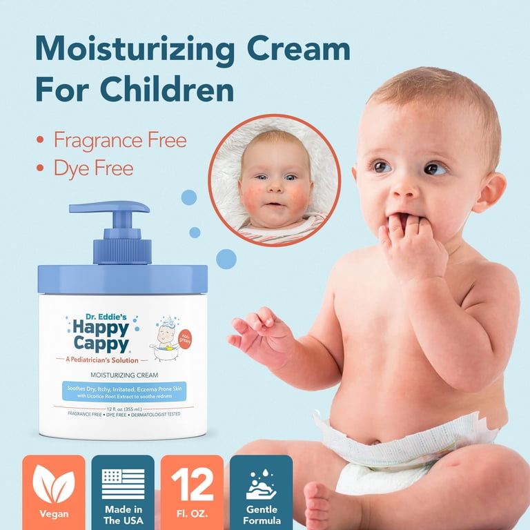 Happy Cappy Moisturizing Eczema Cream for Babies, 12 oz photo 4