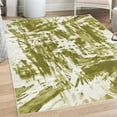 thumbnail image 1 of Monochrome Decorative Rug, Old Grunge Style Abstract Art with Brushstrokes Chaos Image Print, Quality Carpet for Bedroom Dorm and Living Room, 6 Sizes, Avocado Green, by Ambesonne, 1 of 4