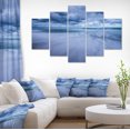 thumbnail image 1 of Stormy Clouds Over Ocean - Modern Seascape Canvas Artwork, 1 of 3