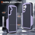 thumbnail image 4 of TECH CIRCLE Rugged Case For Galaxy A33 5G, Military Grade Shockproof Protective Bumper Anti-Scratch Dual Layers Phone Case Cover for Samsung Galaxy A33 5G 6.4" 2022,Lightpurple, 4 of 7
