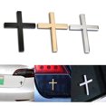 thumbnail image 2 of 1 pieza de calcomanía de metal 3D para estilizar el coche, emblema de cruz cristiana para carrocería de coche, accesorios para BMW, Audi, Honda, Opel y Ford, 2 of 5