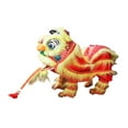 thumbnail image 4 of Dualoai Chinese New Year Marionette Lion Toy, Spring Festival Decor Toy w/ Strings & Rod Red Yellow, 4 of 9