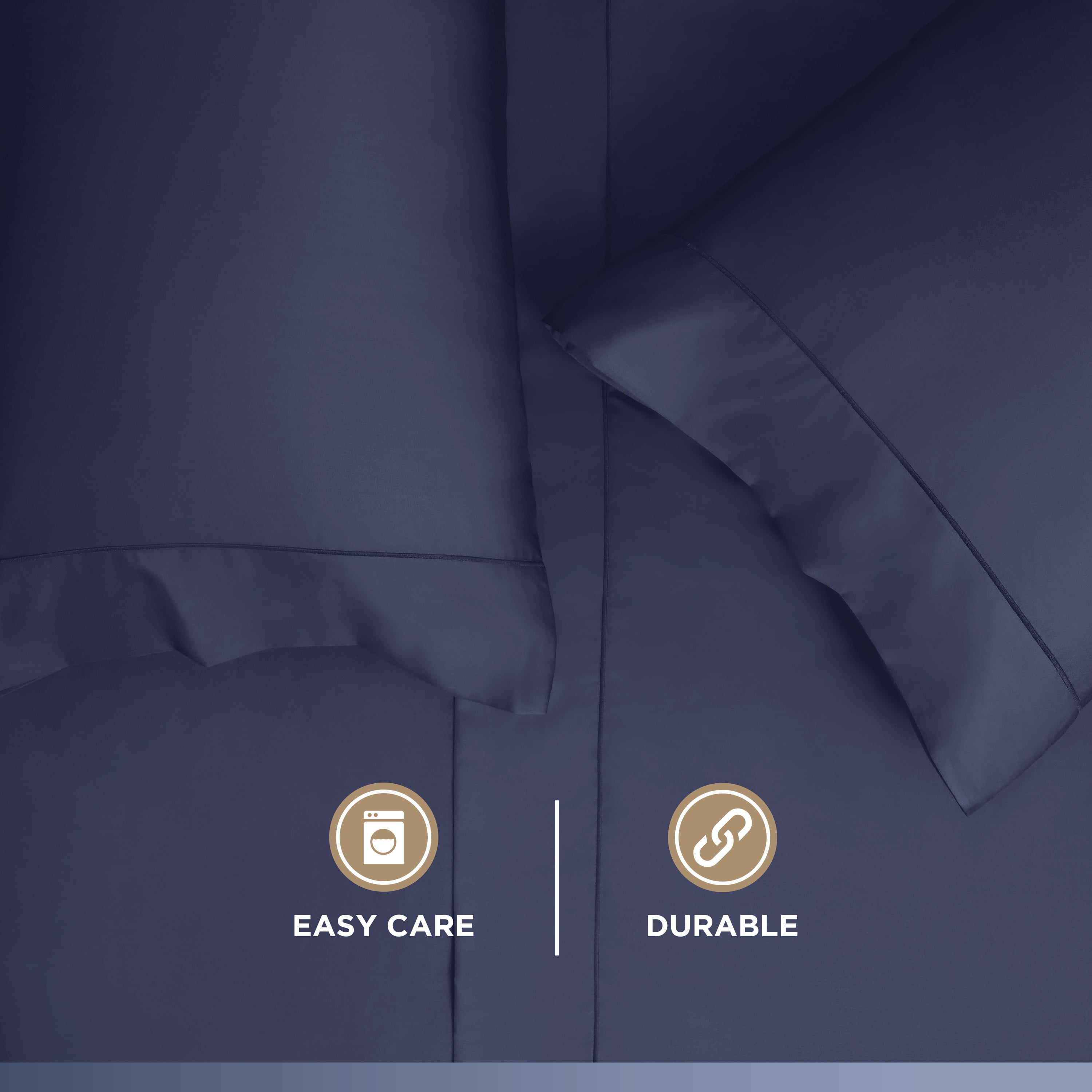 Martex 4-Piece King Sheet Set | 100% Supima Cotton 700TC Sateen | Blue Indigo