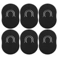 thumbnail image 5 of M Buder 6pcs Pocket Palm Combs Portable Lightweight Handheld Massager Hair Brush Comb Detangler for Men, Black (4.33 inches / 11 cm), 5 of 5