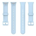 thumbnail image 3 of Correas de repuesto para reloj, correas de repuesto compatibles con pulseras de silicona suave, correa de muñeca ajustable y transpirable, calidad superior, 3 of 5