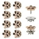thumbnail image 1 of 10 juegos de botones de perlas, botones de perlas de 11.5 mm sin coser, broches desmontables para ropa, abrigo, cintura (blanco), 1 of 7