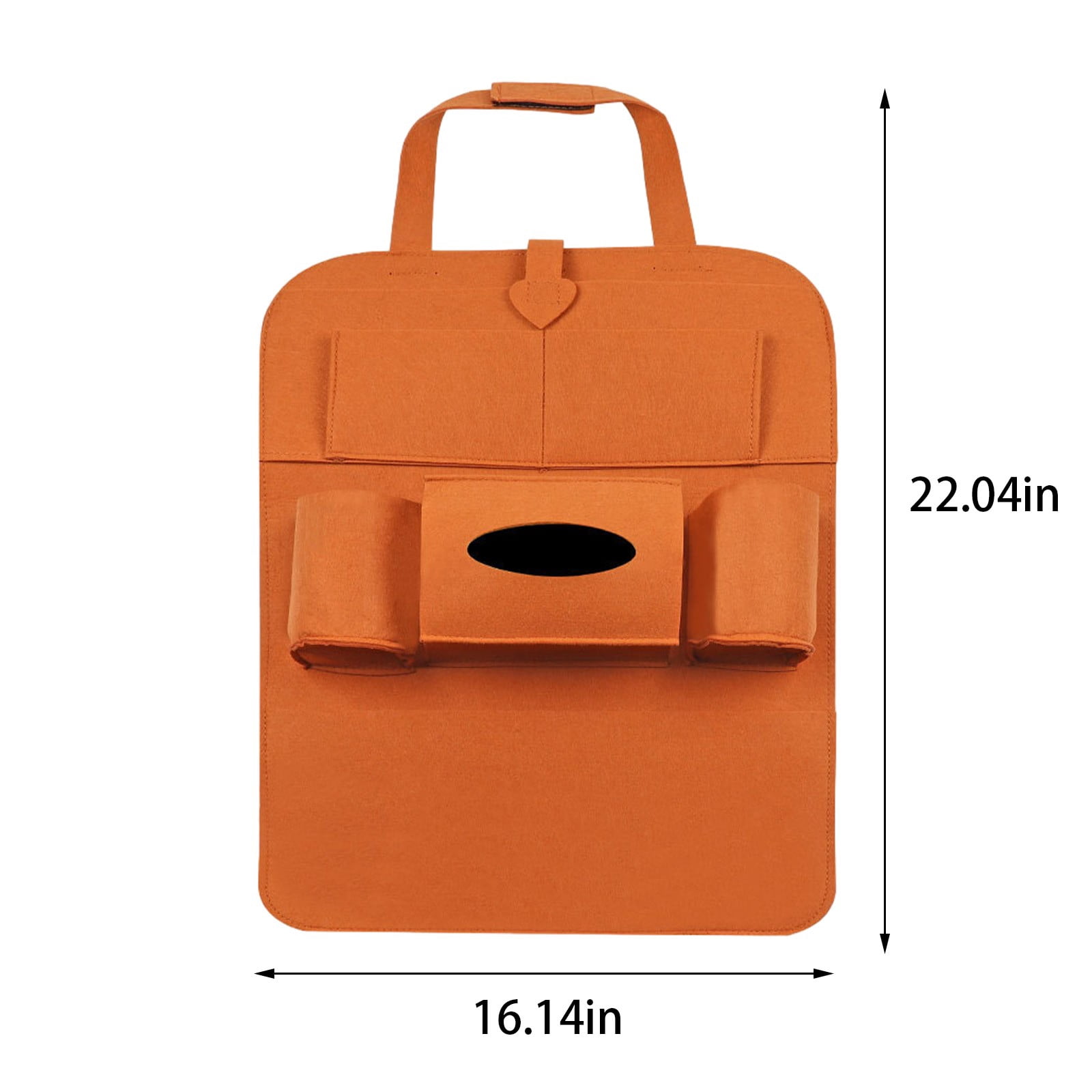 Lot De 2 Organisateurs De Siège Auto En Cuir Synthétique Noir - Range-tout Universel Pour Voiture, SUV, Camion