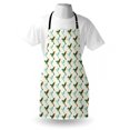 thumbnail image 4 of Bird Apron, Continuous Pattern of Colorful Hummingbirds, Unisex Kitchen Bib with Adjustable Neck for Cooking Gardening, Adult Size, Ivory Dark Seafoam, by Ambesonne, 4 of 4
