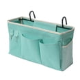 thumbnail image 1 of Organizador colgante para literas y camas de hospital, rieles de cama para habitaciones de dormitorio, se pueden colocar gafas, libros (verde), 1 of 5