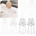 thumbnail image 2 of Women Fashion Drawing Ruler Figure Template for Illustration Sketch Template, 2 of 11