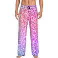 thumbnail image 2 of Picia Colorful Glitters Mens Soft Woven Cotton Elastic Waistband Sleep Pajama Pant Lounge Sleep Pant With Pockets And Drawstring-Medium, 2 of 9