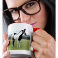 thumbnail image 2 of 3dRose, Paint Horse, 11oz Two-Tone Red Mug, 2 of 7
