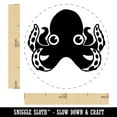 thumbnail image 2 of Cute Octopus Self-Inking Rubber Stamp Ink Stamper - Sky Blue Ink - Medium 1 Inch, 2 of 7