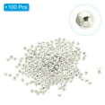 thumbnail image 3 of Uxcell 2mm Silver Filled Spacer Beads for Jewelry Making, 100 Pack Metal Round Beads Brass Beads, 3 of 8