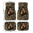 thumbnail image 6 of Renewold Horse Camo Hunting Forest Car Floor Mats 4 Pieces Universal Fit Anti-slip Horse Camouflage Front & Rear Car Carpet All Weather Protection for Car SUV Van Truck, All Season, 6 of 7